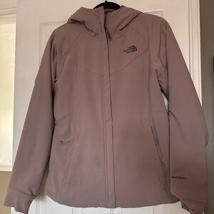 The North Face Women’s Shelbe Raschel Hoodie Windwall Jacket - Soft Mauve